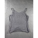 Kaileigh Vintage  Y2K Tank Top Women Large‎ Striped Pleated Front Boho Nautical Photo 1