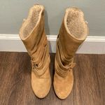 Nine West Cruzal Suede & Sherpa Mid-Calf Boots - Size 6.5 Photo 1