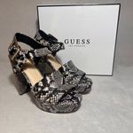 Guess Women's Lylah Platform Dress Sandals Strappy Size 7.5 M Black Photo 1