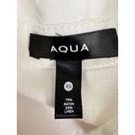 AQUA  White Lace Trim‎ Long Sleeve Button Down Blouse Top - XS Photo 7