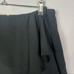 Merona  Black Ruffle Side Straight Pencil Skirt 6 Photo 3