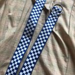 Blue Checkered Belts Photo 0