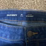 Old Navy Women's Straight Leg Jeans in Deep Blue Photo 1