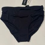 Kenneth Cole  Black High-Waisted Bikini Bottom NWT small $61 Photo 0