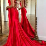red prom dress Size 2 Photo 1