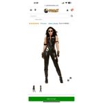 Spirit Halloween Womens‎ Special Operations Police Officer Bodysuit Cosplay M Black Size undefined Photo 1