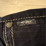 Silver Jeans Silver Jean‎ Co Women's Shorts Marti Style Size 30 Dark Wash Embroidered Concert Photo 3