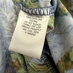 Derek Heart  One-Piece Romper Jumpsuit Blue w/ Peacock Feathers Size Small Photo 4