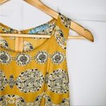 Whish Black Sleeveless Stripe Mesh Overlay Tank Sun dress Yellow Blue Black S Photo 7