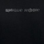 ZARA  Women's Floral Cropped Double Hoodie Sweatshirt Black Size M Photo 2