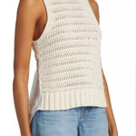 Veronica Beard  Sade Mixed media‎  Sweater tank ivory Women's size small Photo 0
