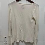 Chaser White Waffle Knit Long Sleeve Shirt Photo 2