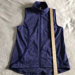 Under Armour Jacket Womens Small Purple Sleeveless Vest Full Zip Mock Neck EUC Photo 3