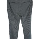 J.Jill Black White Checkered Gingham Premium Bistretch Ankle Fit Pants Size 12 Photo 1