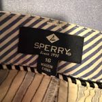 Sperry  Blue and White Bermuda Shorts with Pinstripes Photo 6