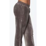Brand New Ruby Ribbon Women's Size XL Gray Velour Velvet Mink Pants Photo 2
