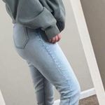 Abercrombie & Fitch Slim Straight 90’s High Rise Jeans Light Wash Photo 5