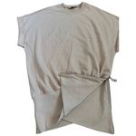 Retrofete Coleen Sweatshirt Mini Dress in Tan Size Large Photo 6