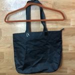 Bath & Body Works  Zippered Tote Bag In Black with Silver Studs and Silve… Photo 1