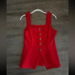 Anthropologie NWT  Maeve Structured Longline Vest Top Photo 1