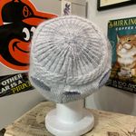 Gray Knit Newsboy Slouch Hat Photo 2