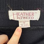 Vintage Heather & Tweed Women’s Medium Black 100% Lambswool Sweater Photo 1