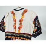 SALONI Tabitha 100% Silk Black Red A Photo 9