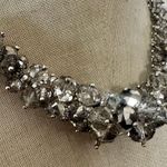 Vera Wang  Faceted Smoke Glass Cluster Necklace Photo 1