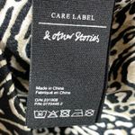 & Other Stories & Other Stories Flowy Leopard Print Mini Dress Puff Sleeves Side Tie Skirt 4 Photo 7