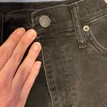 Madewell  Rigid Denim A-Line Skirt Black 29‎ Photo 4