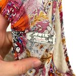 Free People INTIMATELY Count Me In Trapeze Tunic Top Pink Orange Cream M Photo 7