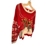 Holiday Time  Reindeer Christmas Sweater Photo 3