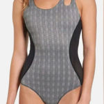 Ivy Park  Gray and Black Women's Bodysuit Photo 0
