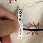 Soma Flannel Super Soft Long Sleeve Collar and High Rise Pants Cozy Pajama Set Photo 3