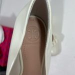 Tory Burch NIB Ivory Addison Pump Box Calf Heels Women's Sz 5.5 Shoes NEW 44916 Photo 6