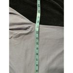 PINK - Victoria's Secret VS PINK Lavender/Gray V Neck Long Sleeve‎ Top Size L Oversized Lightweight Photo 7
