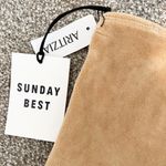 Aritzia NWT Sunday Best Kiera Velvet Tube Top Bandeau Velour in Tan Brown Large Photo 4