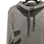 Alo Yoga Drift Mesh Side Panel Vented Hoodie Sweatshirt Grey Black Size Large Photo 2