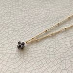 Dainty Marcasite Cross Pendant On A 14.5” Chain Necklace 1” Extender Gold Photo 1