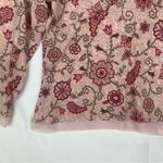 No Boundaries  juniors large y2k vintage Floral V-Neck shirt pink white whimsi gi Photo 7