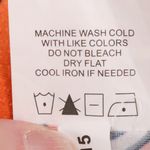 Mud Pie  Orange Navy Tie Back Midi Dress Vacation Summer Beachy Sleeveless Size L Photo 6