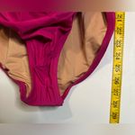 J.Crew SwimSuit Women’s Size 10 Pink Fuchsia Ruched One-Piece V Neck Beach NWT Photo 6
