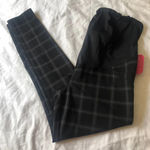 NWT Isabel Maternity Plaid Ponte Pants size medium Black Photo 0