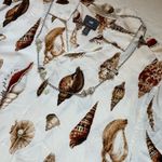 Women’s Beachy natural sea shell statement long necklace Silver Photo 10