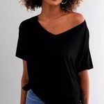Double Zero Slouchy V-Neck Top Photo 1