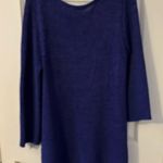 cupio  Royal Blue Knit Top, Sz L Photo 1
