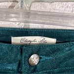 Christopher Blue Madison High Rise Straight Leg Corduroy Jeans in Green Size 16 Photo 7