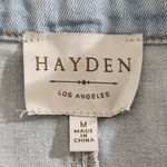 Hayden Denim Overall Dress Size Medium Denim Overall Mini Dress Photo 5
