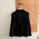 Rampage Vintage Black Suede Leather & Knit Sleeve Jacket Photo 3