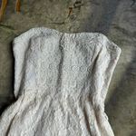 Free People Ivory Lace Strapless Mini Dress Photo 1